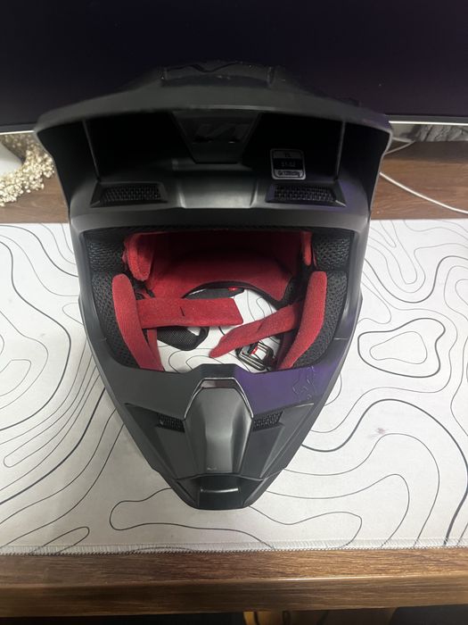 casca motocross Fox V1 Youth Matte Black Mips marime YL