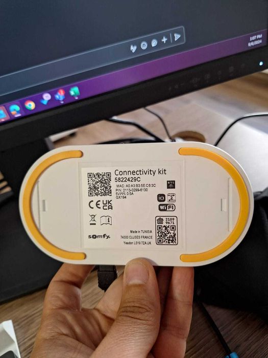 Kit Smart Home Somfy IntelliTAG si Connectivity Kit control aplicație