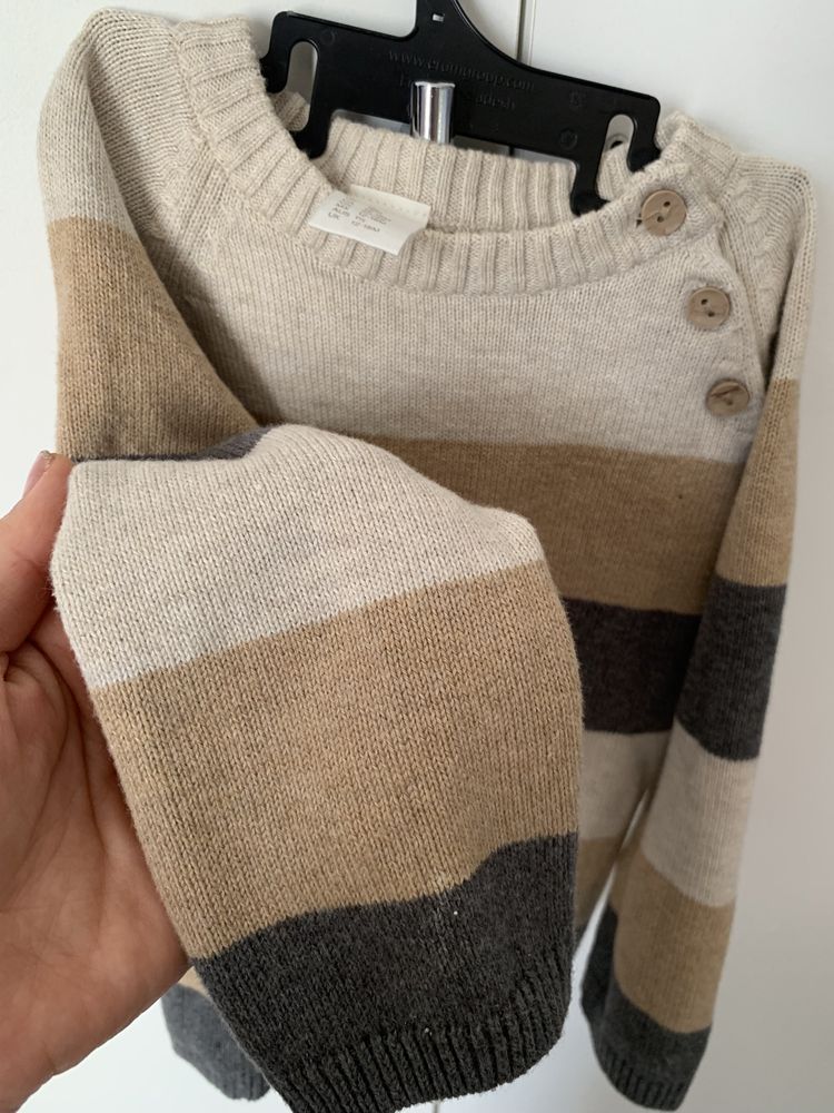 Детски мек пуловер HM 86см 12-18м