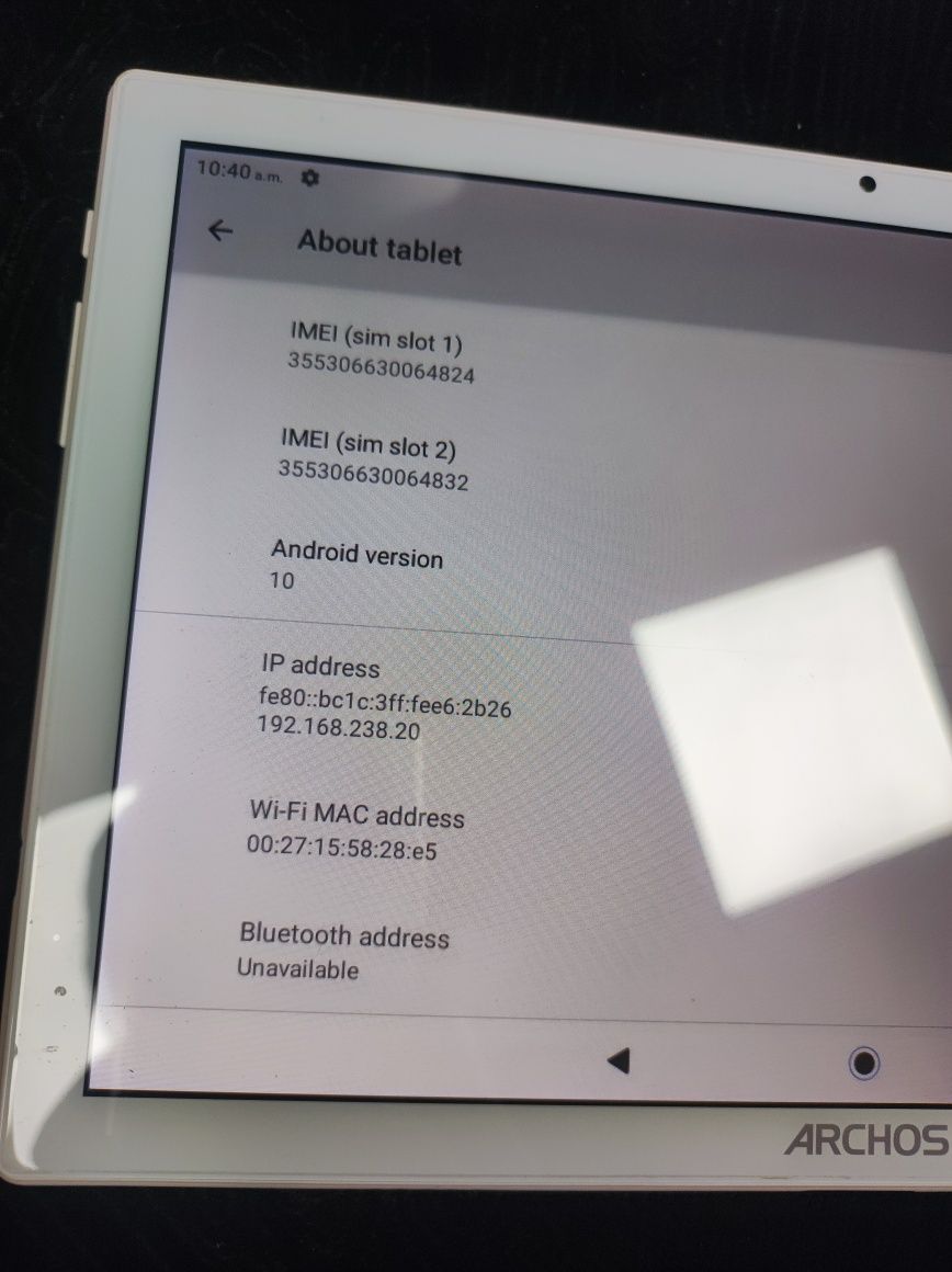 Archos Tab 10inc сим