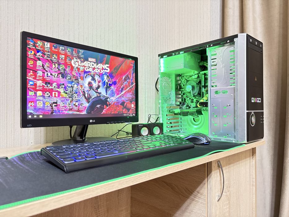 Игровой компьютер Core i3/8GB/HDD/GT 710 + 19 дюйм монитор/ЦЕНА ЗА ВСЁ