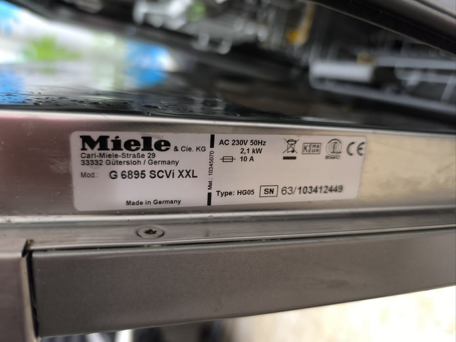 Съдомиялна Miele G 6895 SCVI K2O XXL - auto open +отваряне с почукване