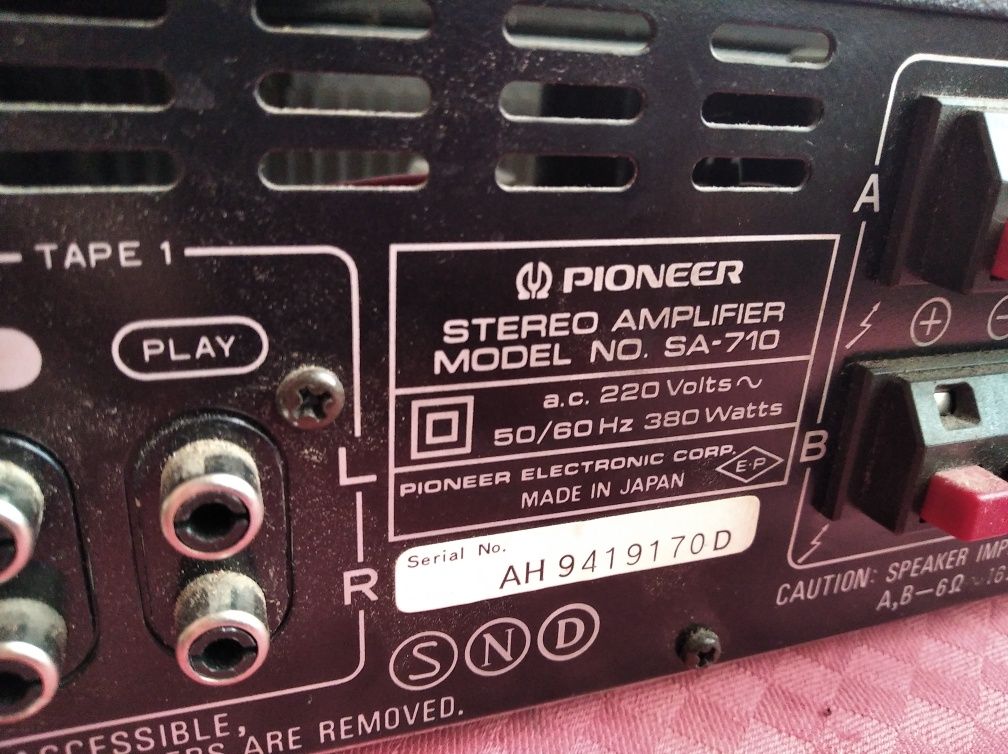 Pioneer SA-710 blue line