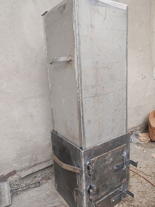 Печь с баком нержавеющим