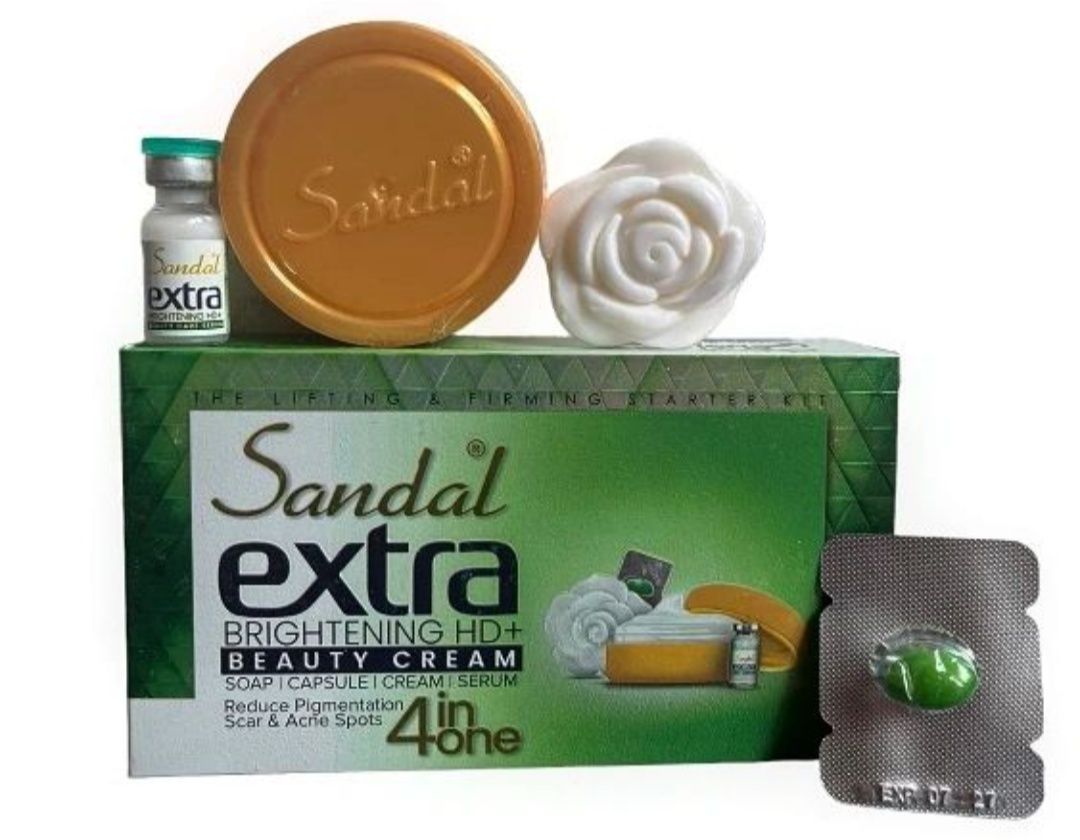 Сандал/Sandal комплект - сапун, капсула, крем и серум
