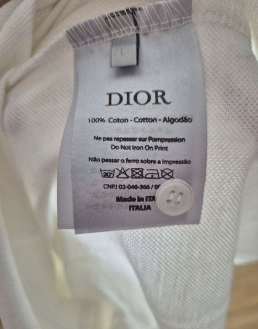 Оригинална мъжка поло тениска Christian Dior - Размер Л