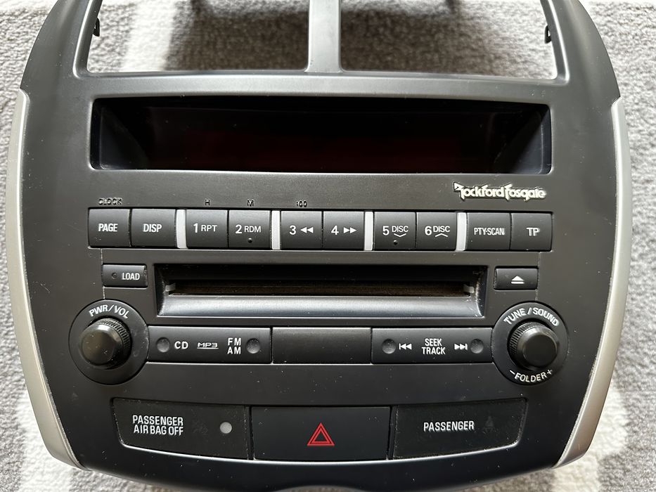 Радио CD Rockford Fosgate Мицубиши Mitsubishi ASX