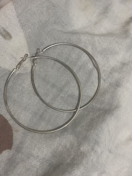 Серьги кольца новые