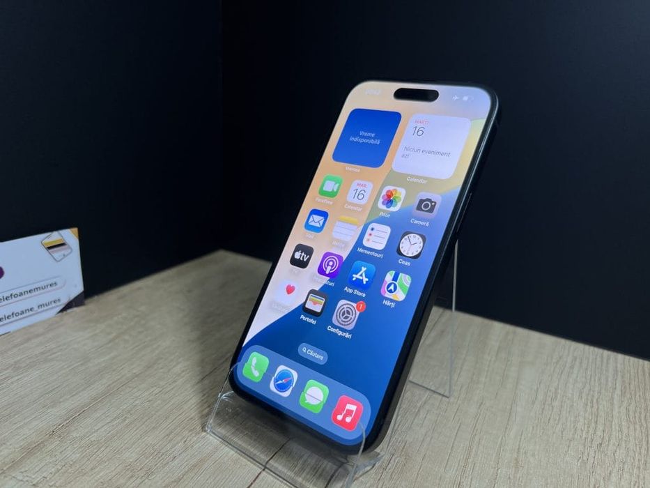 iPhone 15 128Gb Black 3 ani garanție, Telefoane Mureș