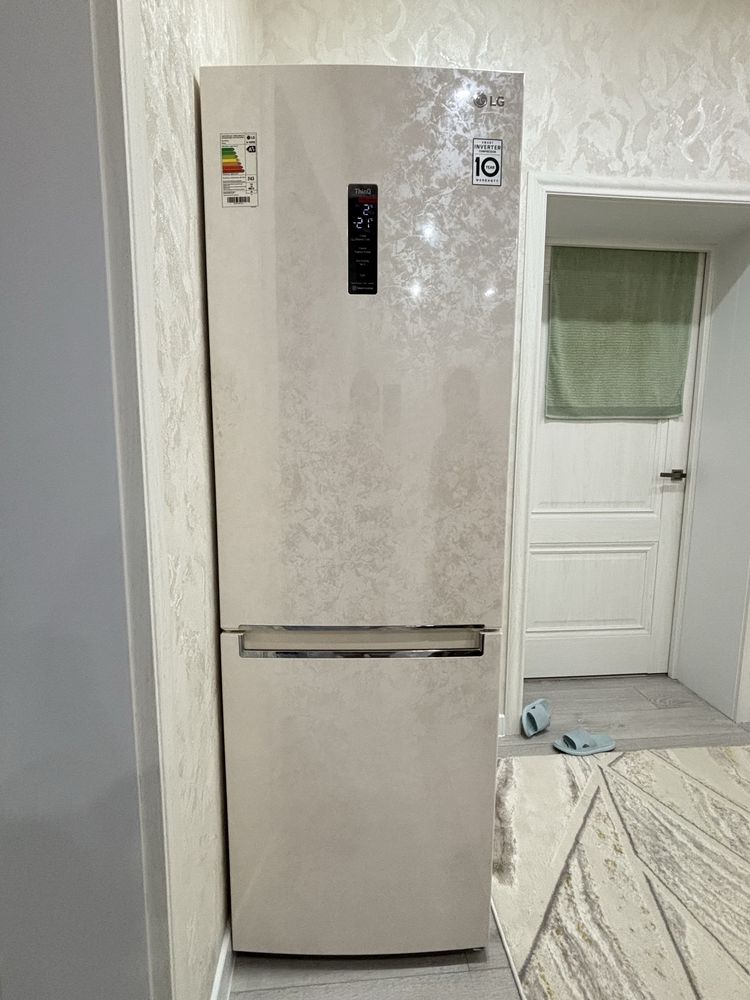 Холодильник LG GA-B459 SEQM бежевый