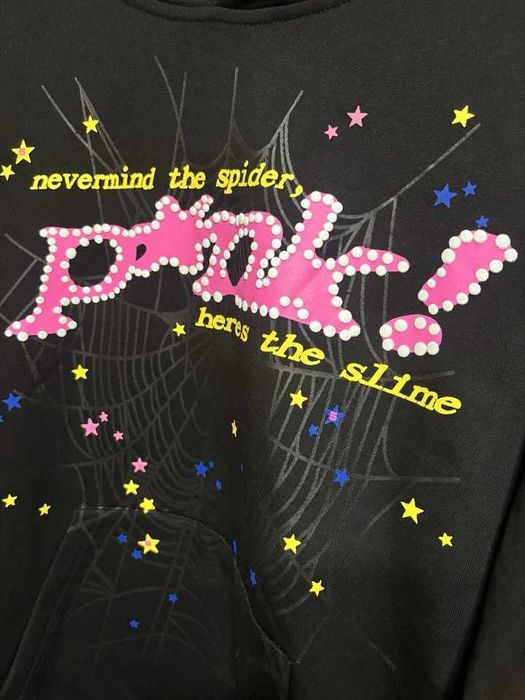 Hanorac Sp5der Pink (S/M) | Nou cu eticheta