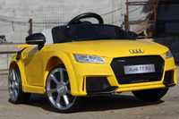Masinuta electrica pentru copii Audi TT RS 2x 25W 12V #Galben