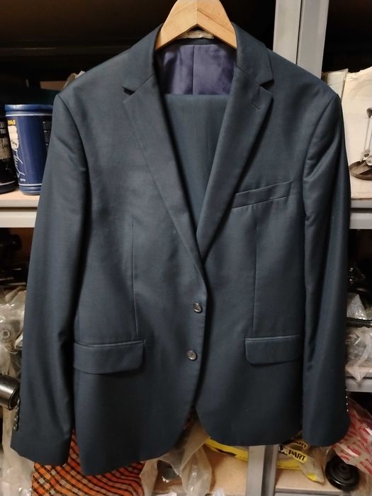 Мужской костюм классика темно-синий