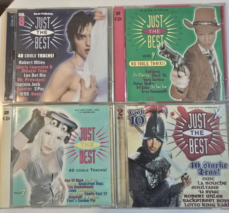 CD-uri „Just The Best” Vol. 7, 8, 9, 10 (1996)