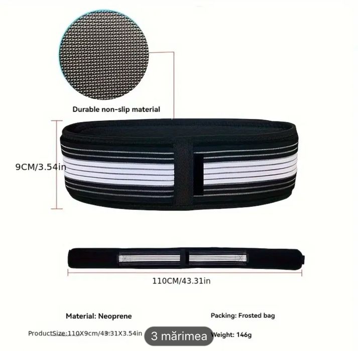 Vand curea centura lombara 140 cm