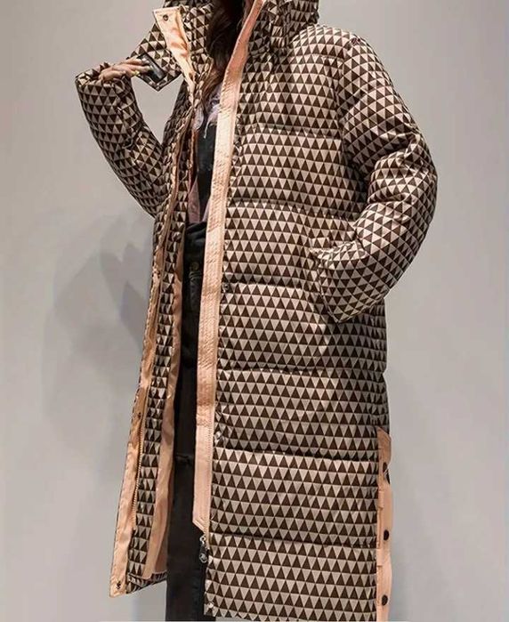 Зимно дамско дълго палто