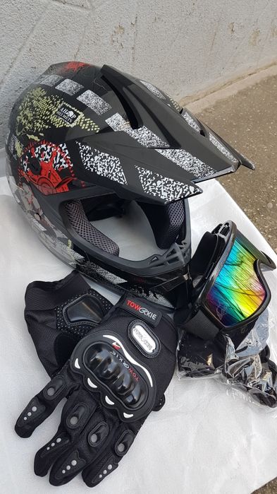 Casca downhill trotineta bicicleta atv enduro motocross