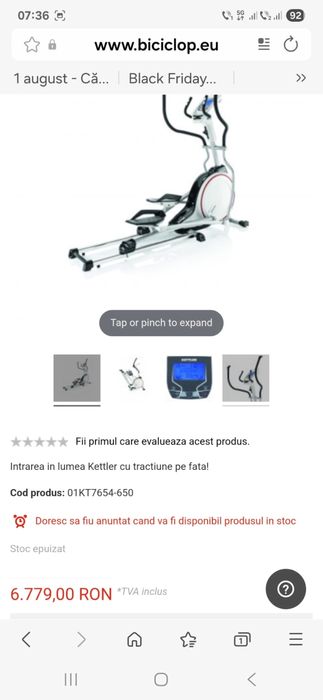 Bicicleta eliptica KETTLER SKYLON 3