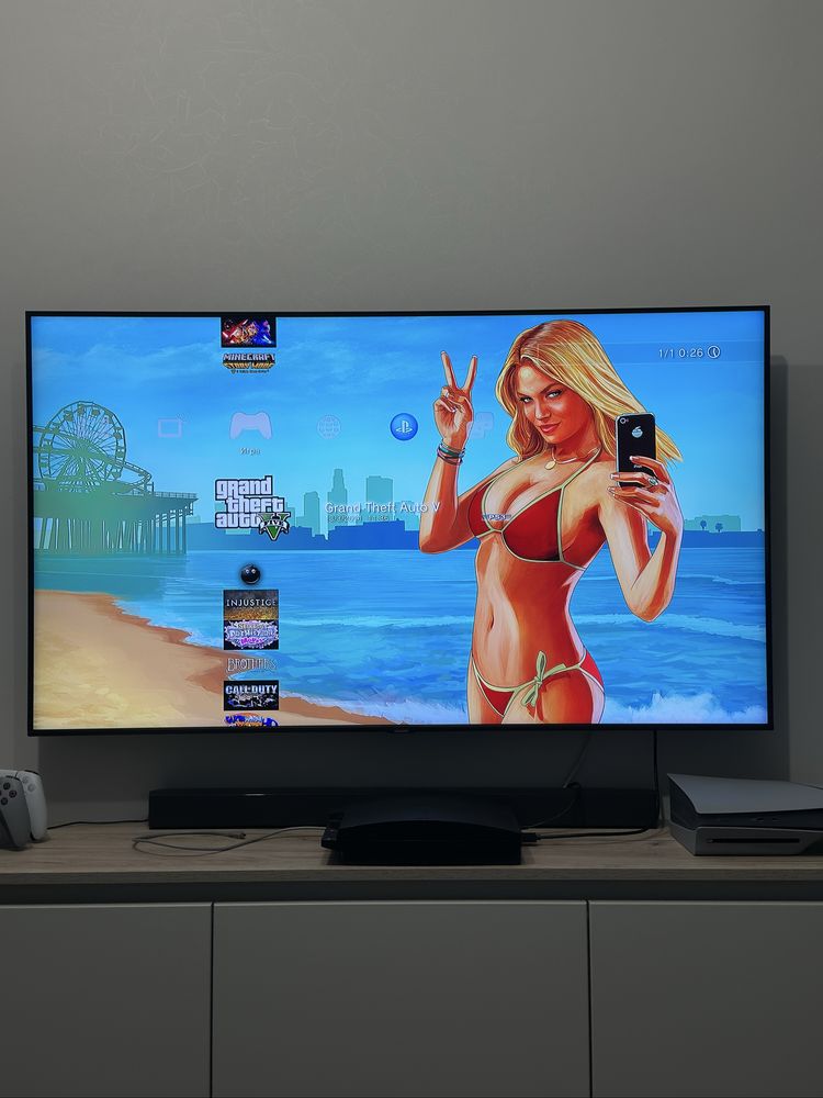 KASPI RED Продам прошитую PlayStation 3 Slim 320gb 17 игр
