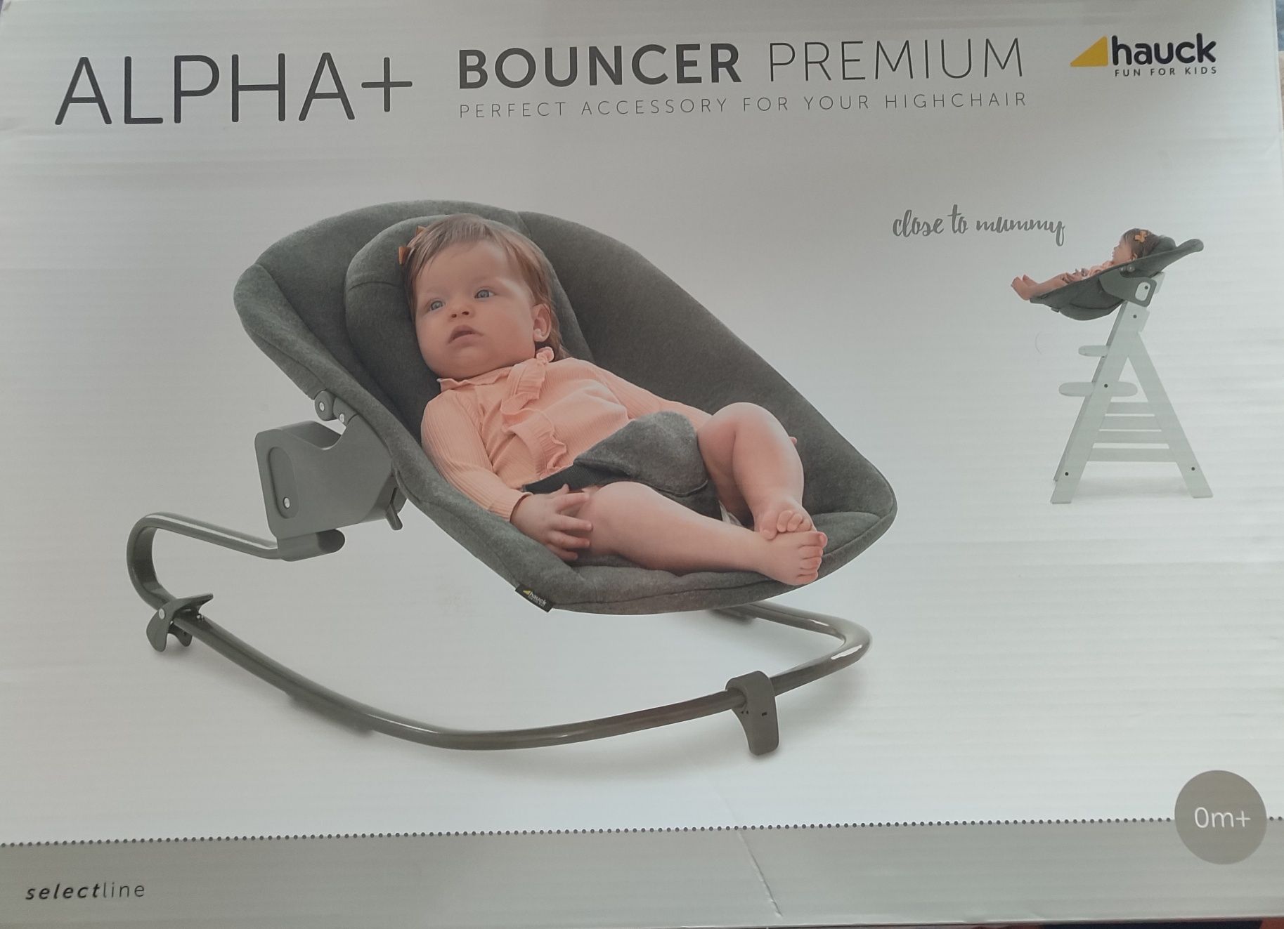 Шезлонг 2 в 1 Hauck - Alpha Bouncer Premium