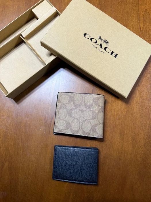 Set Portofel Coach + Portcard nou/new