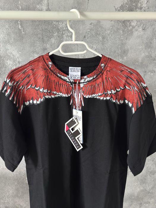 Tricou Marcelo Burlon LV Dsq Balenciaga off white