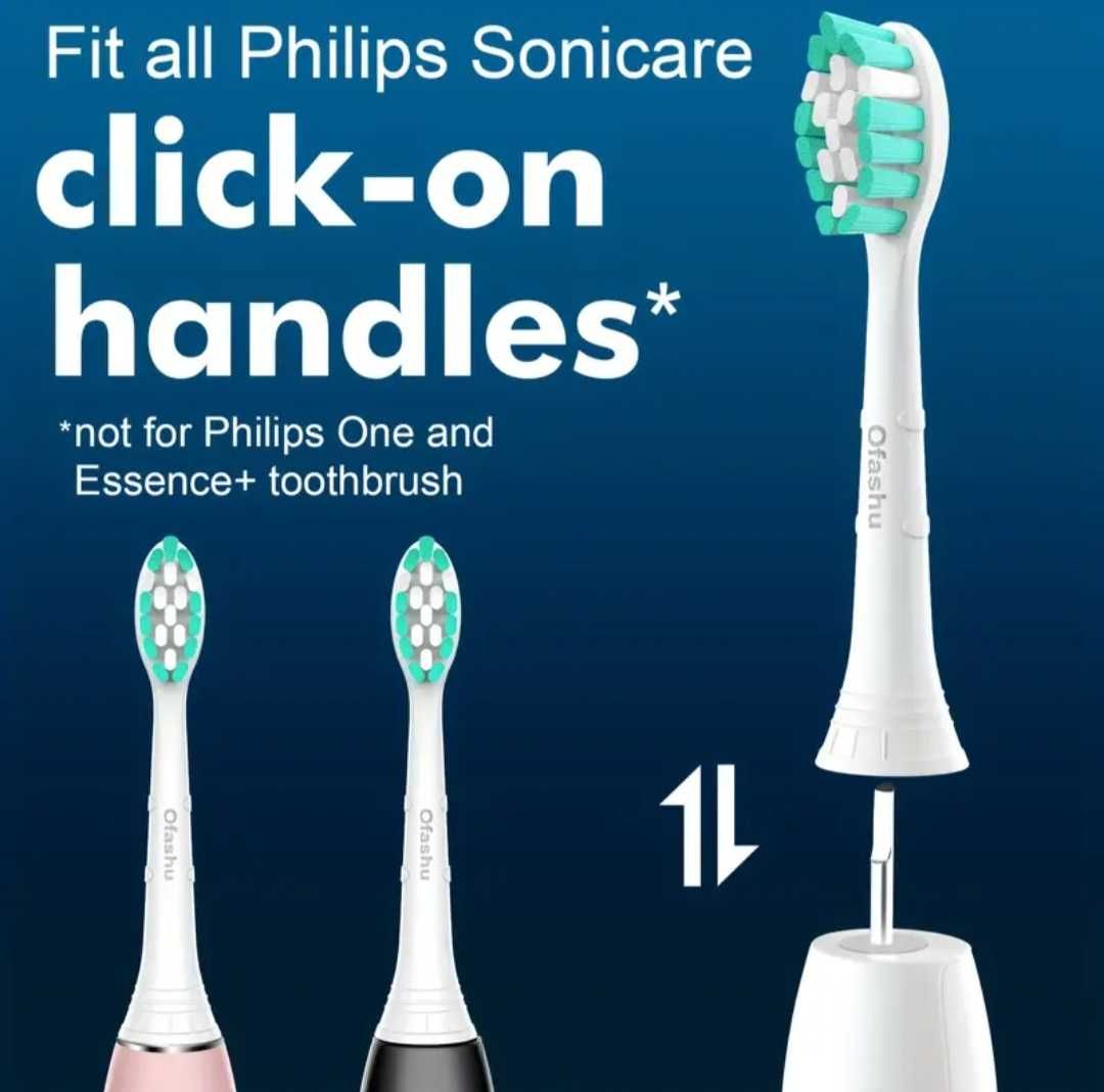 Сменяеми глави за четка за зъби, подходящи за Philips Spnicare