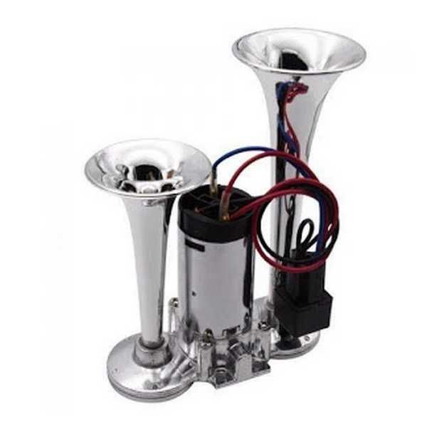Claxon 2 goarne cu compresor 12V