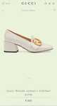 Gucci women's mid-heel pump