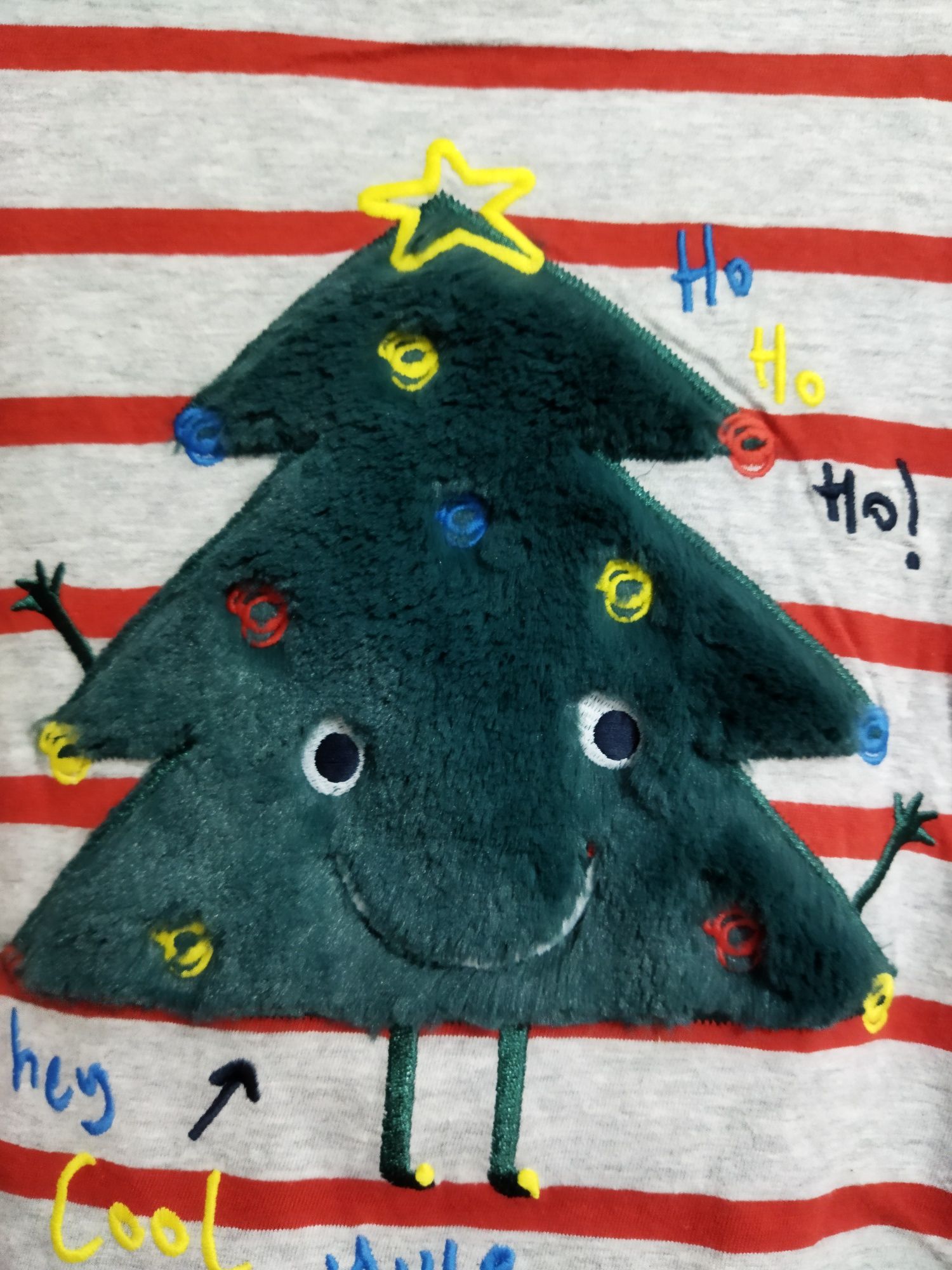 Bluza George pentru copiii vârstă 4-6 ani brad de Crăciun mărimea 116