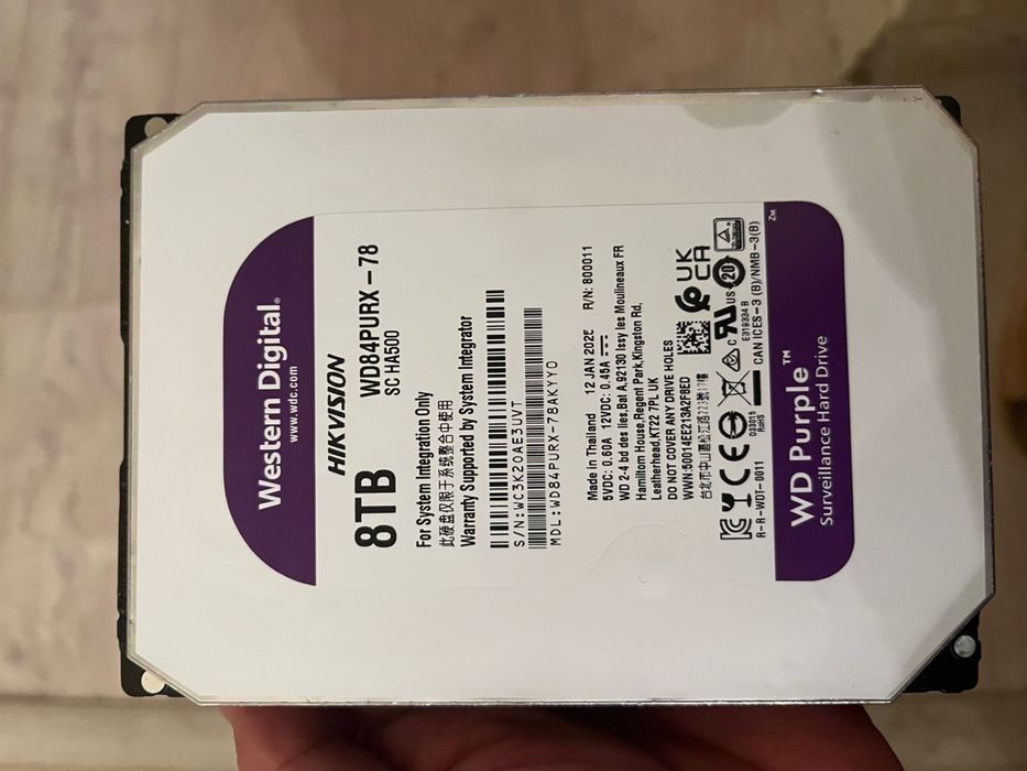 Жесткий диск western digital 8 TB