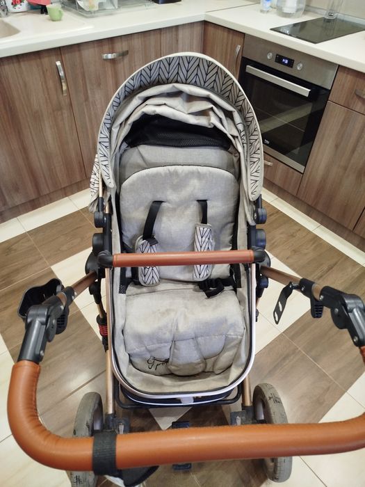 Комбинирана бебешка количка Мони + Столче за кола