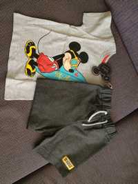 Комплект Мики Маус и тениски с трактори 18 - 24м
