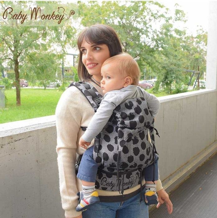 Регулируема ерго раница Baby Monkey Regolo - 5-48 месеца | цветове