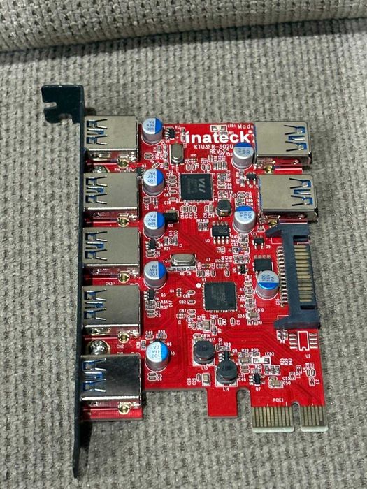 USB expansion card Inateck KTU3FR-5O2U PCIe USB 3.0 cu 7 porturi