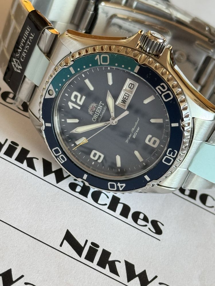 Orient Mako III Blue