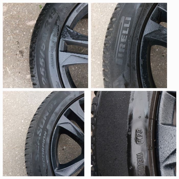 set 4 roti 19 jante + anvelope allseason bmw x6 e71 f16 / x5 f15 e70