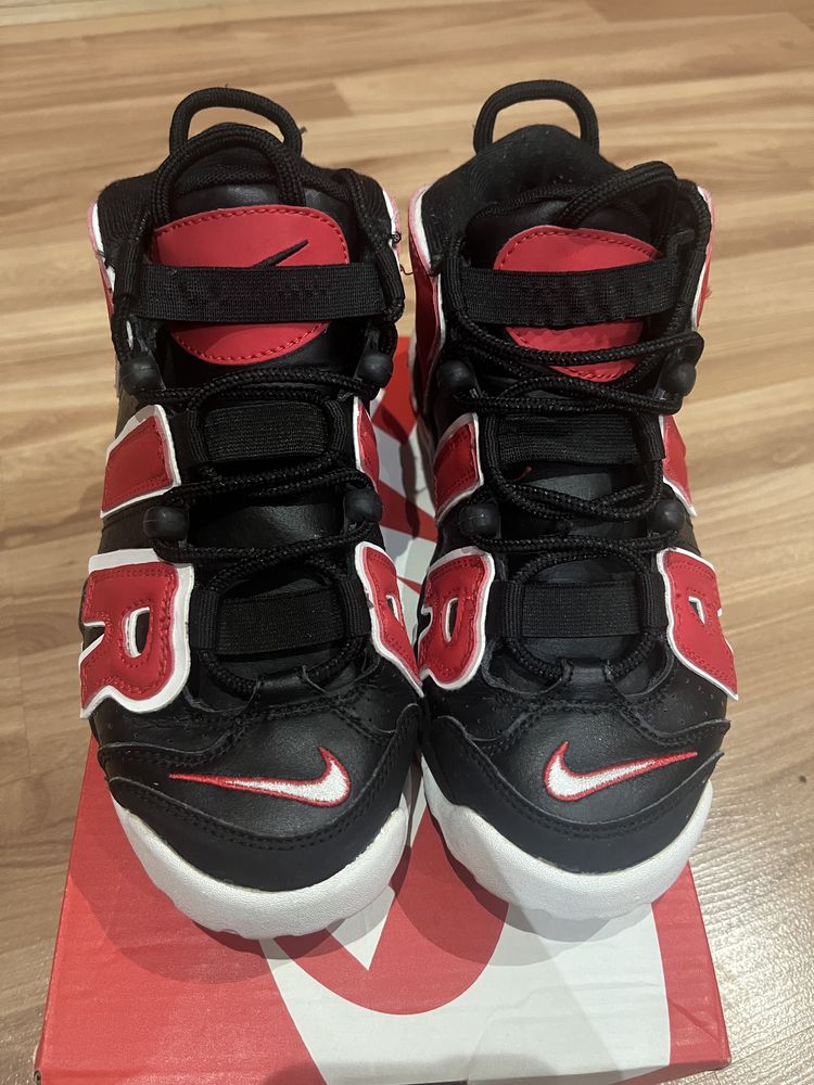 adidasi Nike Air More Uptempo Black University Red