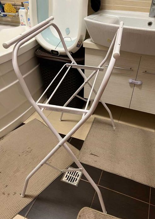 Cadita pliabila bebe Primabobo, cu salteluta si suport metalic pliabil