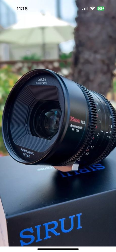 Sirui Venus 35mm T2.9 1.6x Full Frame anamorphic E mount новый упаковк