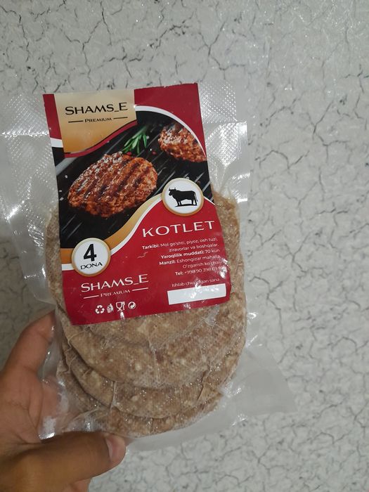 Kotlet damashniy asartimemt sifatli hamyonbop eng muhimi halol ishoncl