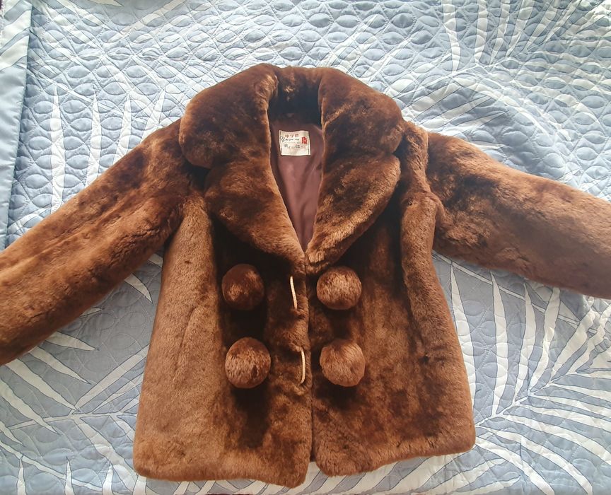 Новая женская детская шуба цигейка