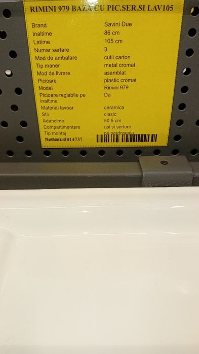 Lavoar și masă suport