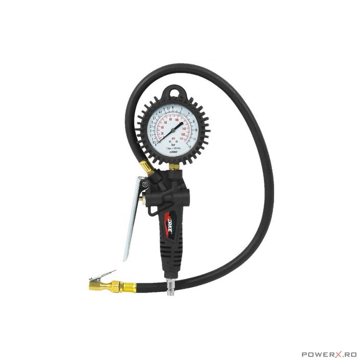 Pistol pentru umflat roti cu manometru 0 - 12 bari, Verke