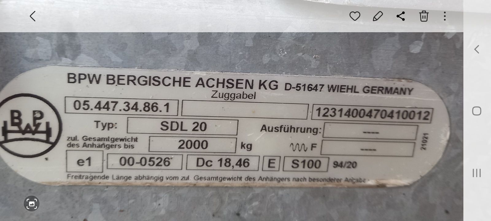 Продавам голямо шаси от каравана чисто ново размери 7 м.дълго и 2.2 м.