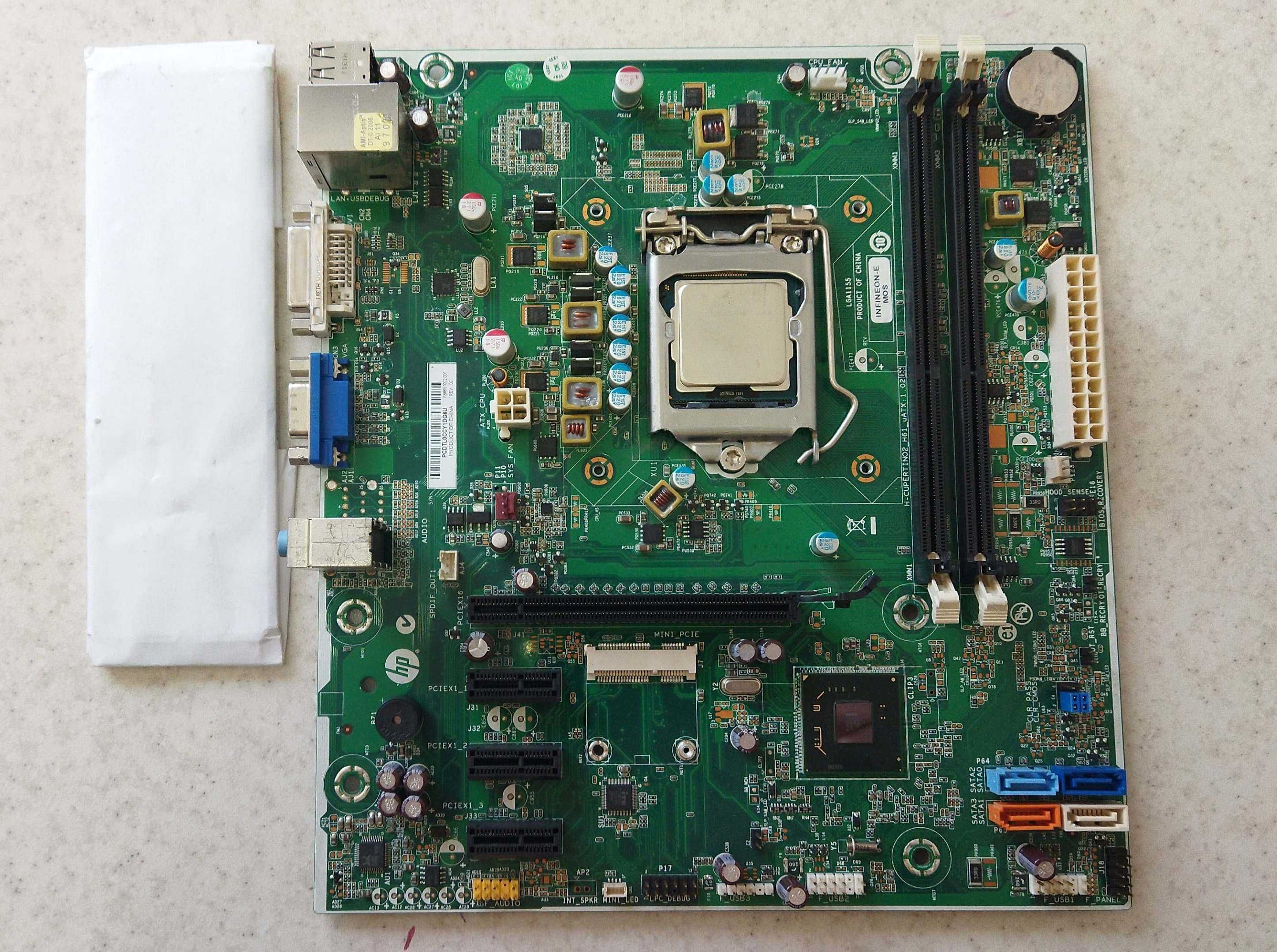 Продам материнскую плату H61 (1155 сокет, ddr3)