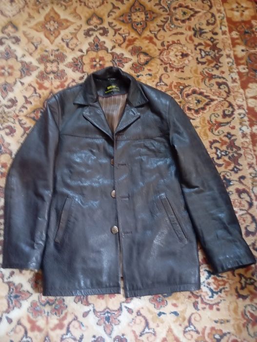 Куртка мужская кожа 52 р