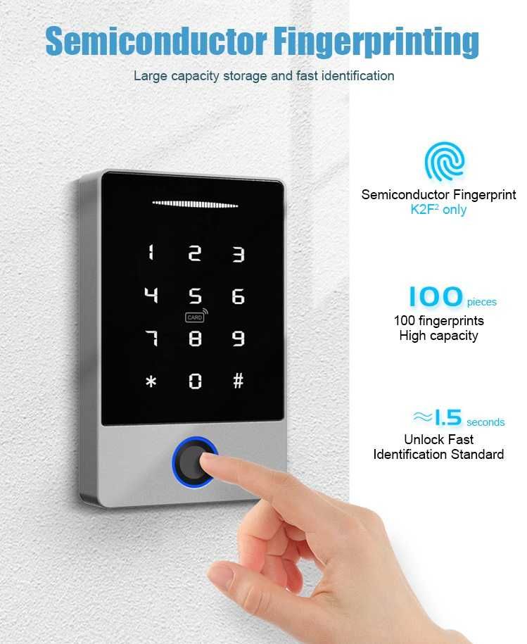 Panou control acces smart K2-2, K2F-2 TTLOCK IP66 waterproof TR GRATIS