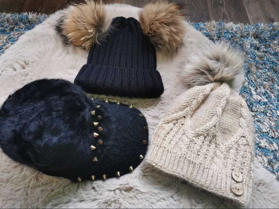 Зимни шапки, естествен косъм, Колан Avin, Alessa