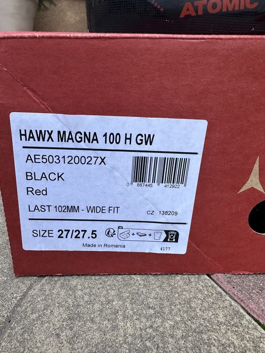 Clapari SKI Atomic HAWX MAGNA 100 27/27,5